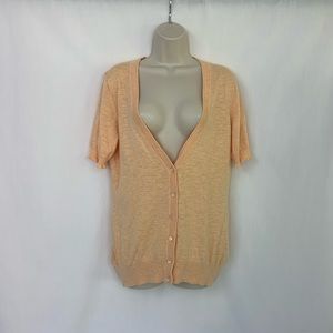 Banana Republic Women L Cardigan Short Sleeve